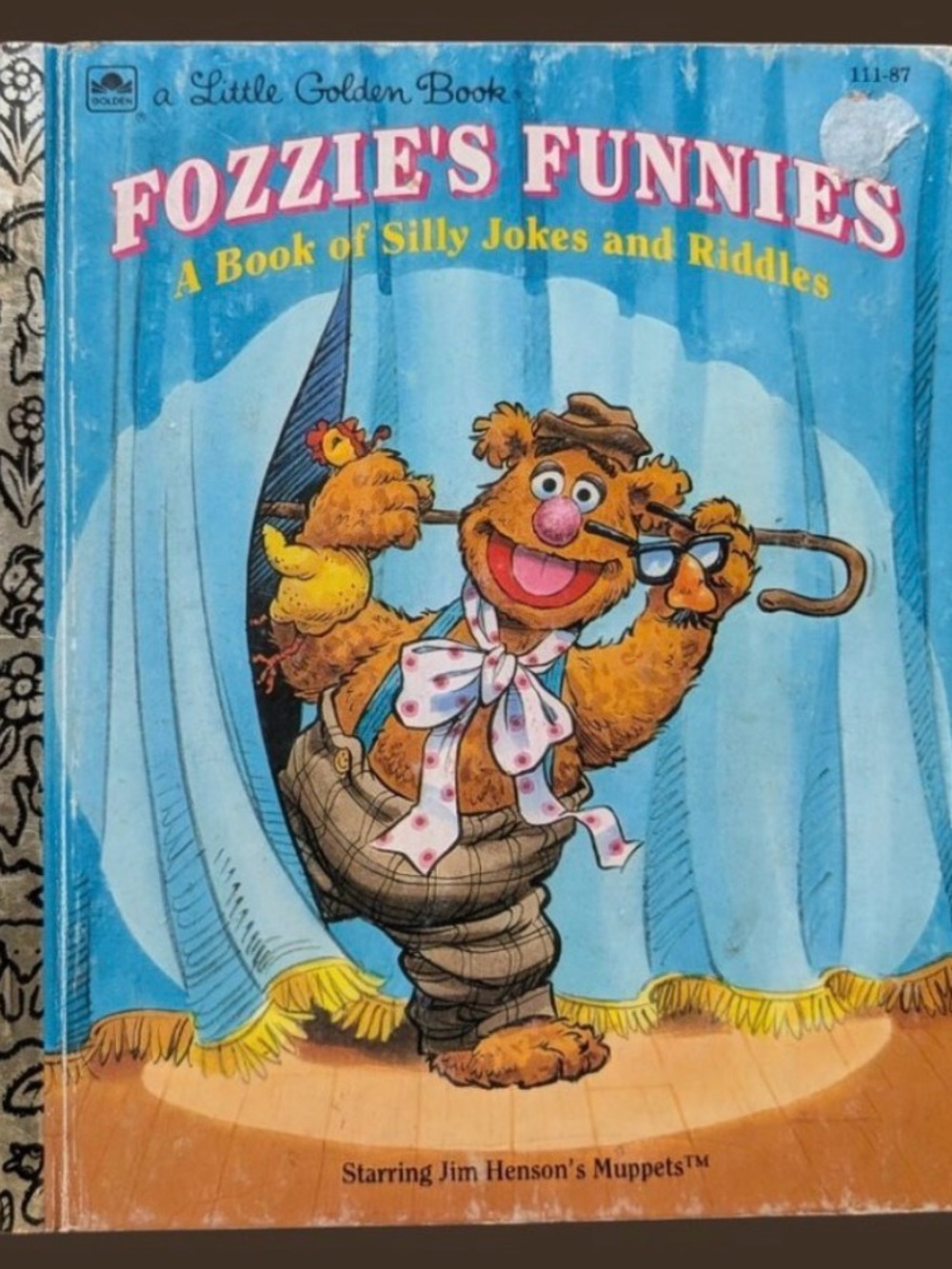 THE MUPPETS - “FOZZIE’S BOOK OF JOKES AND RIDDLES” - FIRST EDITION - JIM HENSEN